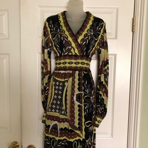 Vintage Emilio Pucci Long-Sleeve Dress